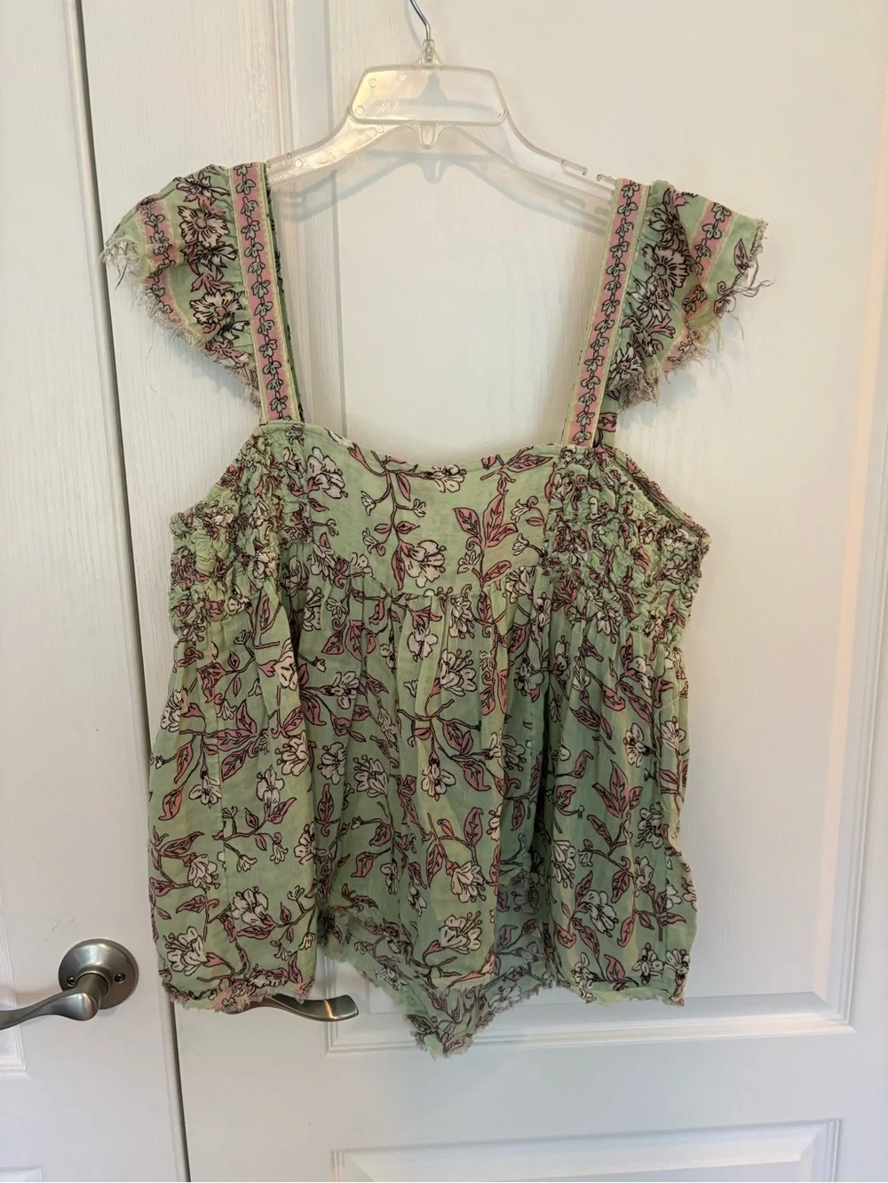 Free People flowy smocked